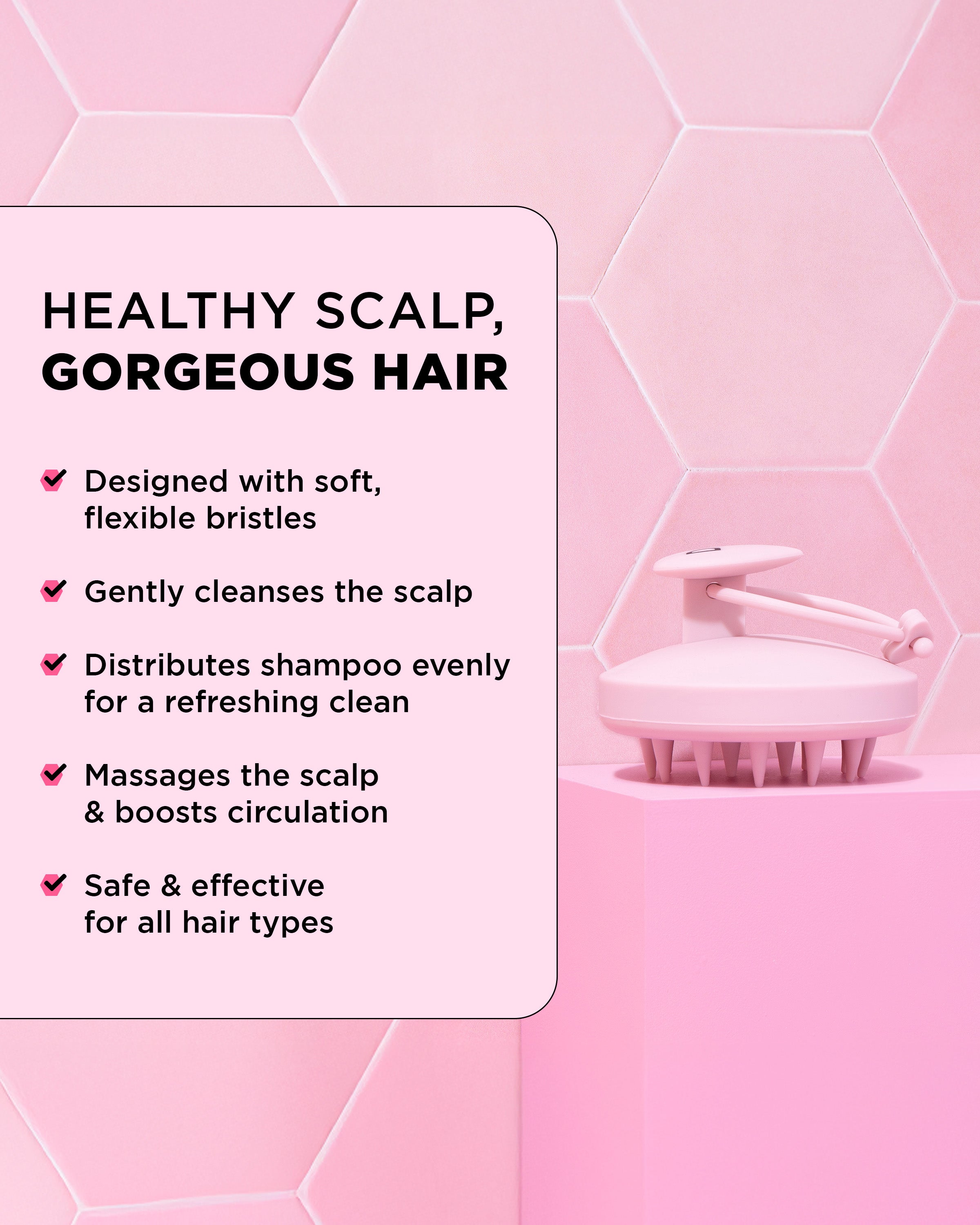 DESIGNME Gentle Scalp Brush