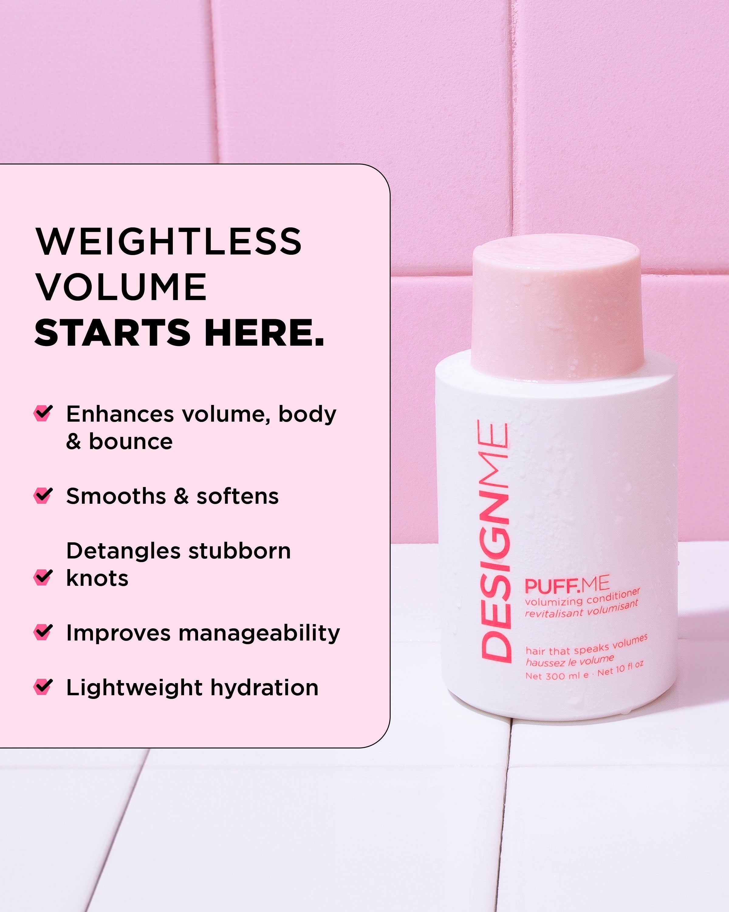 DESIGNME PUFF.ME Volumizing Conditioner Discovery Size