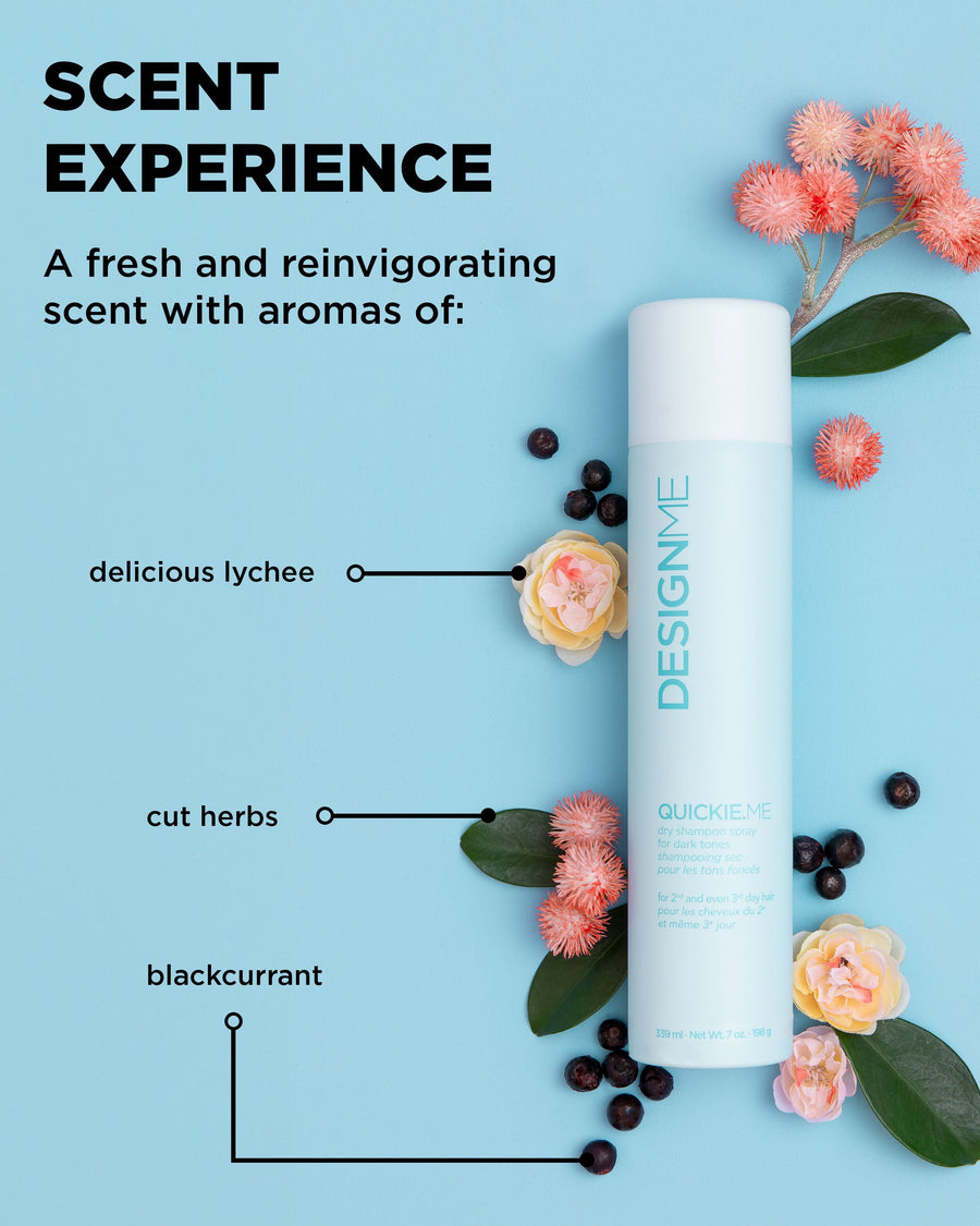DESIGNME QUICKIE.ME Dry Shampoo for Dark Tones
