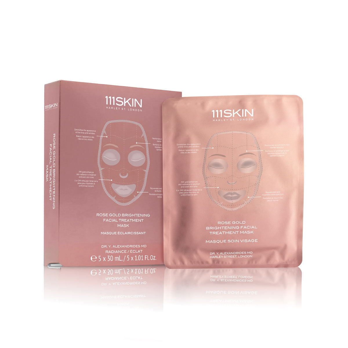 111SKIN Rose Gold Brightening Facial Treatment Mask